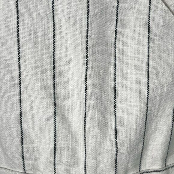 NWOT Lost + Wander Women's White Mini Zigzag Stripes Wide Leg Jumpsuit S… - Picture 11 of 11